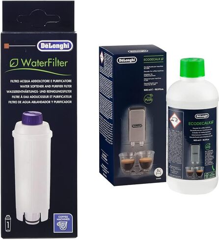 De'Longhi EcoDecalk Descaler, Eco-Friendly Universal Descaling Solution for Coffee & Espresso Machines, 2-Pack (1 use per pack) in Saudi Arabia