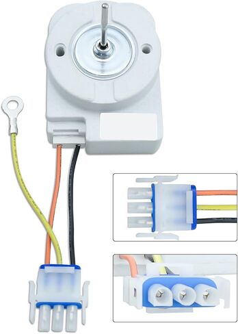 WR60X31522 Refrigerator Evaporator Fan Motor Fits for GE Hotpoint with Wire Harness Replace WR60X10045 WR60X10046 WR60X10072 WR60X10138 WR60X10141 WR60X10346 WR60X23584 WR60X27646 EAP12741350 in Saudi Arabia