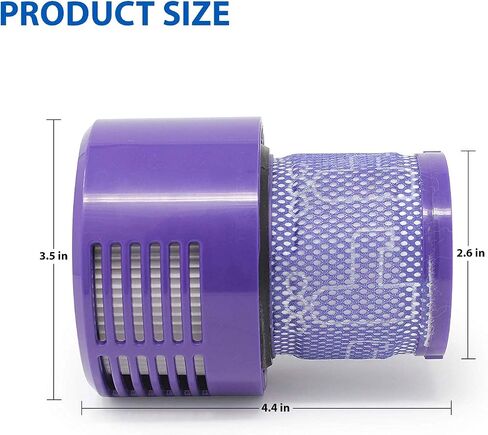 Fette Filter - Vacuum Filter Compatible with Dyson Cyclone V10. Compare to Part # 969082-01 (Pack of 2) in Saudi Arabia
