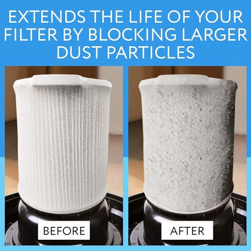 [10 Pack] Shop Vacuum Filter Cover To Reduce Dust Build Up - Reusable, Washable Vacuum Bags - Shopvac Prefilter, Fits Most Canister Vacuums in Saudi Arabia