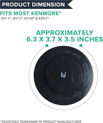 قطعة غيار كروس فلتر كينمور DCF1 & DCF2 وغطاء قابل للازالة، متوافق مع الجزء 82720 & 82912 قابل للغسل وقابل لإعادة الاستخدام in Kuwait