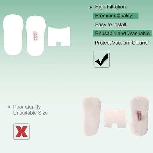 بديل الفلتر لمكنسة Shark Vertex UltraLight DuoClean PowerFins السلكية HZ2000، HZ2002، HZ251. الجزء # XPMFHZ2000 & XFFKHZ2000 in Kuwait