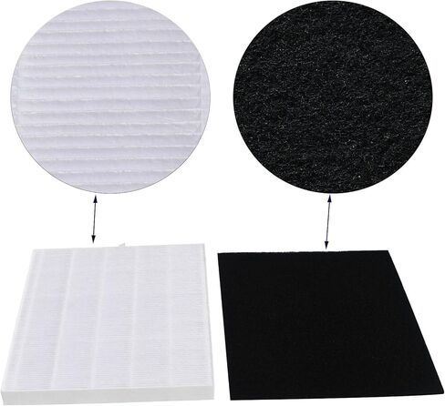 C545 Filter for Winix C545 Filter S, 2 Hepa Filter + 8 Activated Carbon Filters Part No. 1712-0096-00 in Saudi Arabia