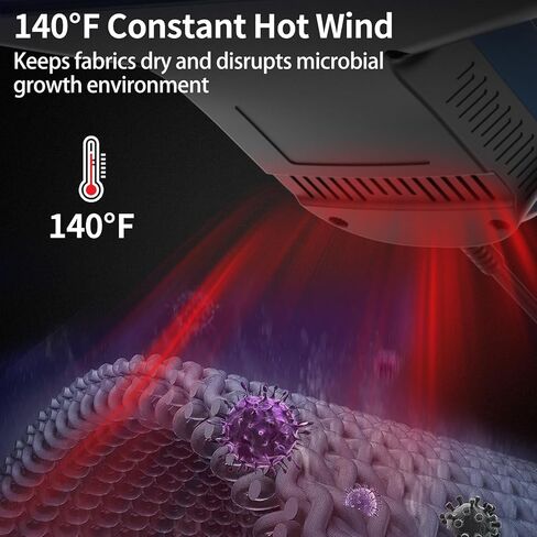 مكنسة كهربائية للسرير، مكنسة كهربائية للمراتب مع إضاءة أرجوانية وإزالة الرطوبة، شفط 12 كيلو باسكال 350 وات مكنسة غبار قوية للمراتب والأرائك والألعاب القطيفة والأسطح القماشية الأخرى (الأزرق الداكن) in Kuwait