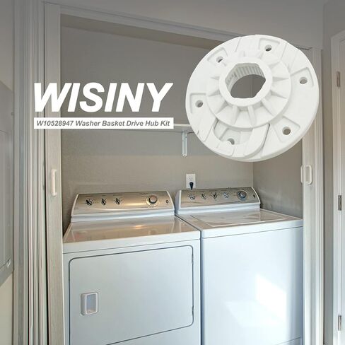 WISINY (2023 Update) W10528947 Washer Basket Drive Hub Kit Replacement Part Replace W10396887 2684908 AP5665171 PS6012095 EAP6012095 W10528947VP Compatible for Maytag Whirlpool Kenmore Washers in Kuwait