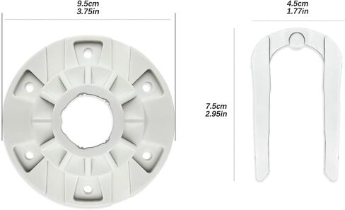 WISINY (2023 Update) W10528947 Washer Basket Drive Hub Kit Replacement Part Replace W10396887 2684908 AP5665171 PS6012095 EAP6012095 W10528947VP Compatible for Maytag Whirlpool Kenmore Washers in Kuwait