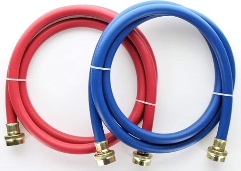 Rubber Washing Machine Hoses (4 Foot - Black) by Kelaro in Saudi Arabia