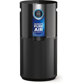 Shark AP1000 Clean Sense Air Purifier MAX, Allergies, HEPA Filter, 1100 Sq Ft, XL Room, Living Room, Whole Home, Captures 99.98% of Particles, Pollutants, Dust, Smoke, Allergens & Smells, Grey