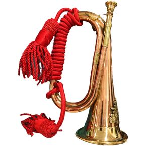 بوق إشارة الأوامر من النحاس والنحاس 26.6 سم مع حبل مربوط جميل in Kuwait