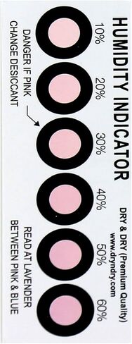 جاف وجاف 10 جرام [50 عبوة] عبوات جل سيليكا ممتازة نقية وآمنة، عبوات سيليكا من القماش المجفف القابلة لإعادة الشحن لحزم جل السيليكا الرطبة - 5 بطاقات مؤشر الرطوبة (قابلة لإعادة الاستخدام) in Kuwait