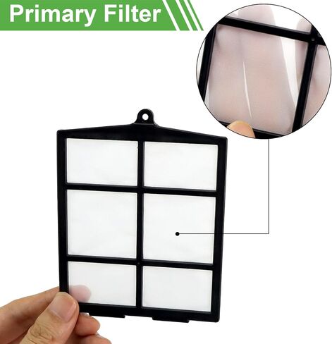 قطع غيار Puxyblue النظيفة مناسبة لمكنسة Shark ION Robot Vacuum AV753 AV752 AV751 S87 R85 RV850 مع 5 مرشحات HEPA، 10 فرشاة جانبية، 1 فلتر أساسي، 2 فرشاة رئيسية و1 فرشاة حماية دوارة رئيسية in Kuwait