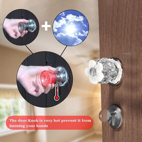 Mozeat Lens 2 Pcs Door Knob Covers Door Knob Protector Black Round Door Knob Covers Decorative Door Handle Cushion Soft Door Handle Cover with Sponge in Saudi Arabia
