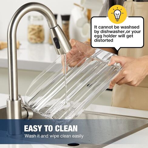 Egg Holder for Refrigerator,Egg Storage Container for Refridge with Lid, Large Capacity Reusable Stackable Rolling Clear Plastic Egg Organizer Egg Tray for Kitchen, Countertop and Racks(3 layers) in Saudi Arabia