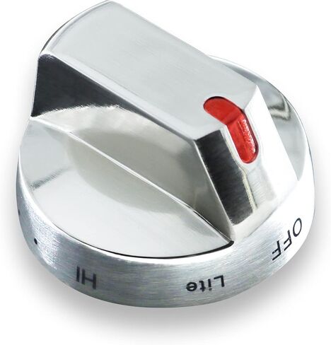 ترقية DG64-00473A مقابض الموقد العلوي للتحكم في مقبض الاتصال الهاتفي المتوافق مع مجموعة سامسونج فرن غاز مقبض موقد غاز لـ NX58M6850SS NX58K7850SS NX58J7750SS NX58H5650WS Samsung موقد فرن غاز نطاق ضمان الجودة لمدة عامين in Kuwait