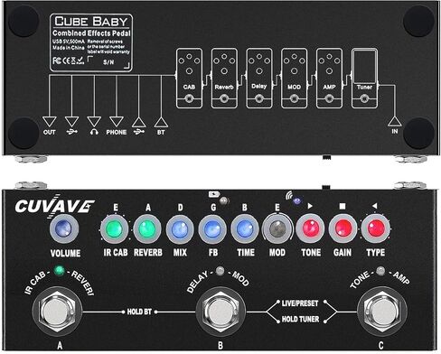 Fuzz Single Effect True Bypass For Electric Guitar Overdrive (without power supply) in Kuwait