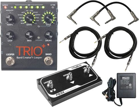 DigiTech Trio+ Band Creator + Looper w/ FS3X Footswitch, 4 Cables, and Power Supply in Saudi Arabia