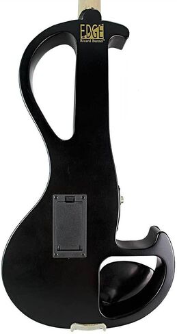 Electric Violin Bunnel Edge Outfit 4/4 Full Size (BLACK) — With Carrying Case and Accessories - Headphone Jack - Piezo Ceramic Pick-up – from Kennedy Violins in Kuwait