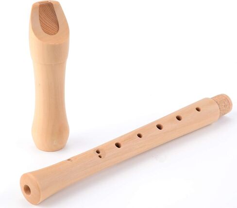 مسجل باروك 8 فتحات، مسجل مفاتيح سوبرانو سي مصنوع من خشب القيقب مع حقيبة تخزين، مخطط وقضيب تنظيف للاطفال والكبار المبتدئين in Kuwait