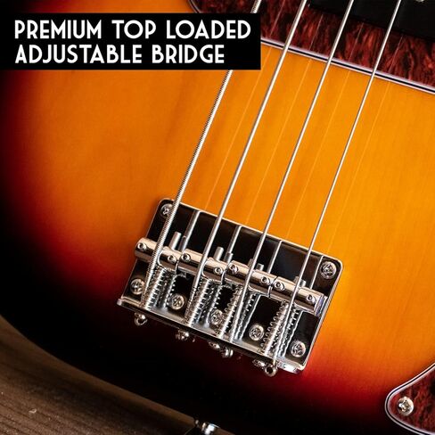 Sawtooth EP Series Electric Bass Guitar, Vintage Burst w/Tortoise Pickguard in Saudi Arabia