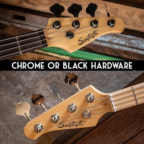 Sawtooth EP Series Electric Bass Guitar, Vintage Burst w/Tortoise Pickguard in Saudi Arabia