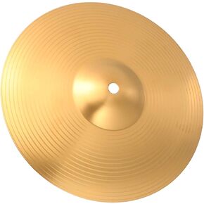 MILISTEN 8 Inch Brass Crash Ride Hi Hat Cymbals Traditional Cymbal for Players Beginners Percussion Music Instrument Parts