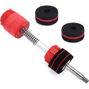 Facmogu Red Hat Stack Cymbal Stacker, Crasher Stacker for Drum Kit Accessories, Double-Braced Hi-Hat Cymbal Clutch for Standard Cymbal Jazz Drum Parts Accessories with Quick Set Nut in Kuwait