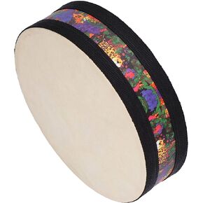 Hand Drum, Good Structure Exquisite Beautiful Ocean Drum Long Service Life Number Patterns Unique Design for Ornaments for Toy in Kuwait