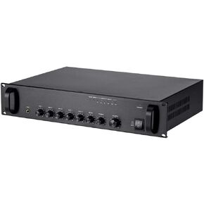 Monoprice الصوت التجاري 120 وات 5 قنوات 100/70 فولت مضخم صوت مع أولوية الميكروفون (بدون شعار)