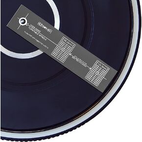 Hudson Hi-Fi Turntable Phonograph LP Phono Cartridge Stylus Alignment Protractor Tool–High Contrast (VTA Sold Separately)