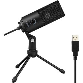 FIFINE K669B USB Microphone, Condenser Recording Mic for Vocals, Meeting in Saudi Arabia