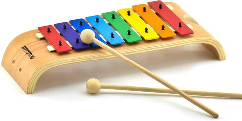 MUSICUBE Xylophone for Kids Wooden Xylophone with Mallets Orff Music Instrument for Educational Preschool Learning Baby Percussion Kit Professional Tuning Gift Choice for Children in Saudi Arabia