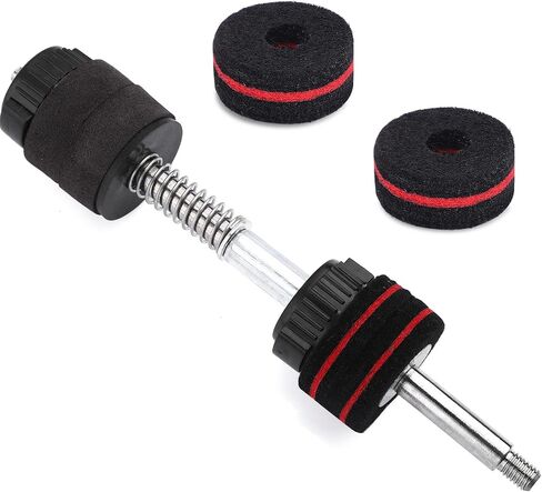 Facmogu Red Hat Stack Cymbal Stacker, Crasher Stacker for Drum Kit Accessories, Double-Braced Hi-Hat Cymbal Clutch for Standard Cymbal Jazz Drum Parts Accessories with Quick Set Nut in Saudi Arabia