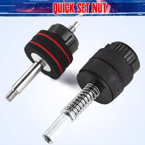Facmogu Red Hat Stack Cymbal Stacker, Crasher Stacker for Drum Kit Accessories, Double-Braced Hi-Hat Cymbal Clutch for Standard Cymbal Jazz Drum Parts Accessories with Quick Set Nut in Saudi Arabia