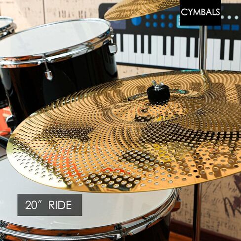 صنج ركوب منخفض الحجم، صنج تدريب على الركوب مقاس 20 بوصة، صنج ركوب هادئ (20 بوصة، ذهبي) in Kuwait