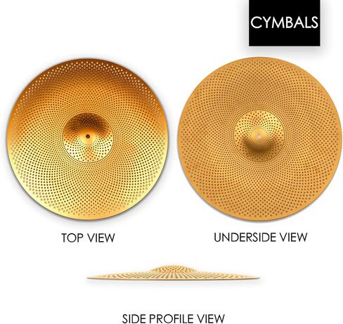 صنج ركوب منخفض الحجم، صنج تدريب على الركوب مقاس 20 بوصة، صنج ركوب هادئ (20 بوصة، ذهبي) in Kuwait