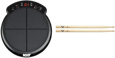 Kat Percussion KTMP1 Electronic Drum and Percussion Pad Sound Module, Black & Vic Firth American Classic 5A Drum Sticks in Saudi Arabia