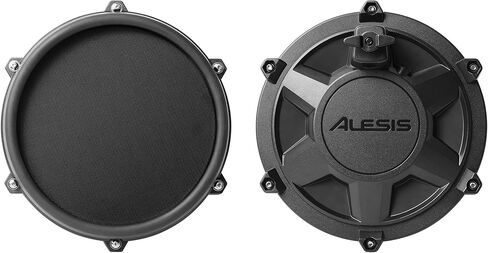 Alesis Turbo Mesh Kit – Electric Drum Set With 100+ Sounds, Quiet Mesh Drum Pads, Drum Sticks, Connection Cables, Drum Lessons in Saudi Arabia