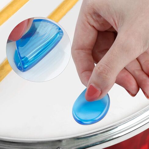 30 Pieces Drum Dampeners Gels Silicone Gel Pads Soft Drum Dampeners for Drums Cymbals Tone Control, 30 Pieces, Color Set 1 in Saudi Arabia