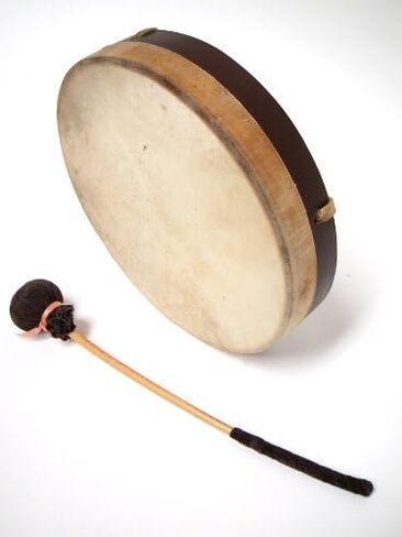 Frame Drum, 10", with Beater in Kuwait