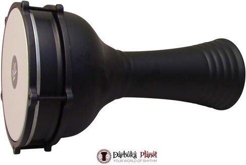 ZAZA Percussion 16'' Length Aluminum Darbuka, 8" Tunable Synthetic Head Turkish Doumbek Drum (Red) in Kuwait