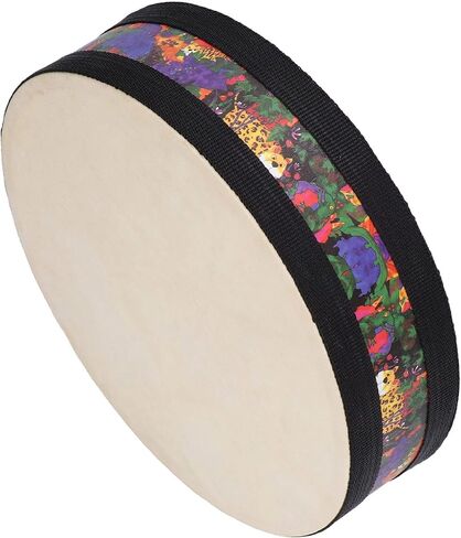 Hand Drum, Good Structure Exquisite Beautiful Ocean Drum Long Service Life Number Patterns Unique Design for Ornaments for Toy in Kuwait