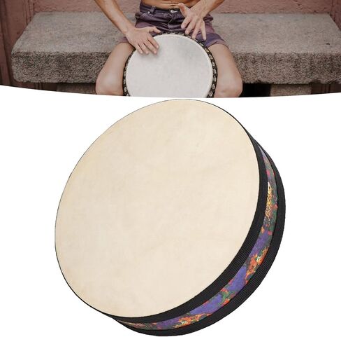 Hand Drum, Good Structure Exquisite Beautiful Ocean Drum Long Service Life Number Patterns Unique Design for Ornaments for Toy in Kuwait