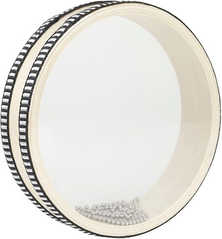 طبلة موجة حبة المحيط - 8 طبلة موجة المحيط، قرع طبل موجة البحر، طبلة صوت البحر لطيف، إطار خشبي طبل اليد آلة موسيقية تعليمية للمنزل اللوازم المدرسية هدية (12 بوصة) in Kuwait