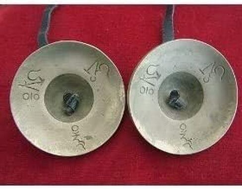 BEAUTIFUL TIBETAN BUDDHIST HEART CHAKRA TINGSHA MANJEERA CYMBALS EMBOSSED WITH 2 TIBETAN DRAGONS in Saudi Arabia