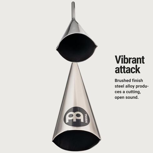 Meinl Percussion Agogo Bell Traditional Instrument for Samba and Latin Music — NOT Made in China — Handheld, 2-Year Warranty (STBAG2) in Saudi Arabia