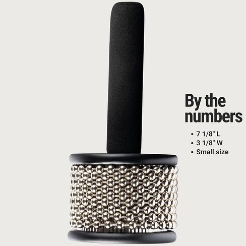 جهاز Meinl Percussion Turbo Cabasa مع منافذ صوت لإسقاط إضافي وأسطوانة من الفولاذ المقاوم للصدأ، ضمان لمدة عامين، صغير (CA5BK-S) in Kuwait