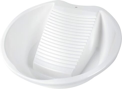 Washboard Washing Clothes Hand Wash Board - Bucket, Basin for Laundry, Blue in Saudi Arabia