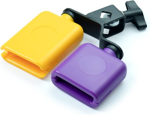 MUSCELL Jam Block Set with Stand,Percussion Musical Instrument with Mounting Clamp in Kuwait