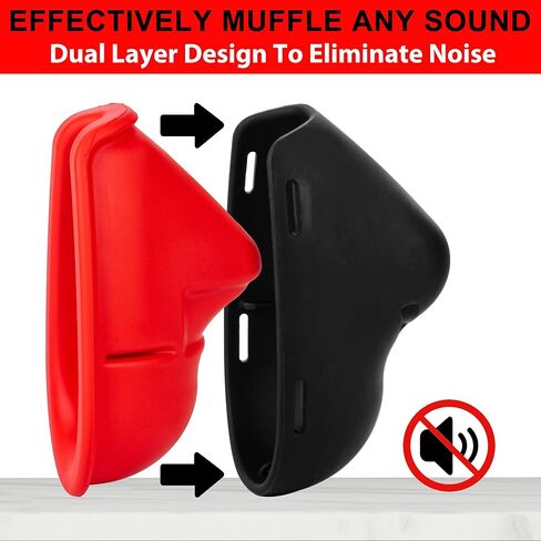 تيلكير قناع عازل للصوت للمغنيين لتخفيف التوتر - قناع صرخة للاحماء الصوتي والحسي والقضاء على الضوضاء - اشرطة قابلة للازالة والتعديل in Kuwait