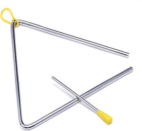 6 Inch Musical Steel Triangle Percussion Instrument With Striker in Kuwait